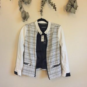 White pleather jacket